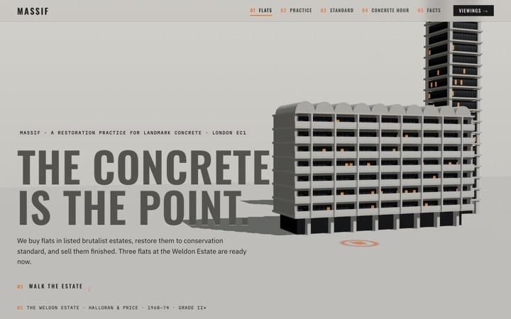 Homepage of MASSIF