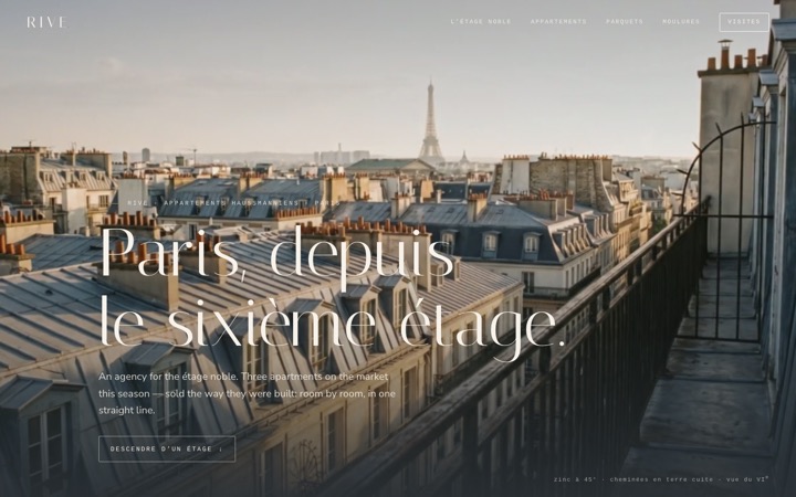 Homepage of RIVE