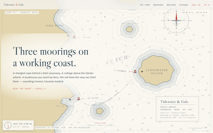 Homepage of Tidewater & Gale