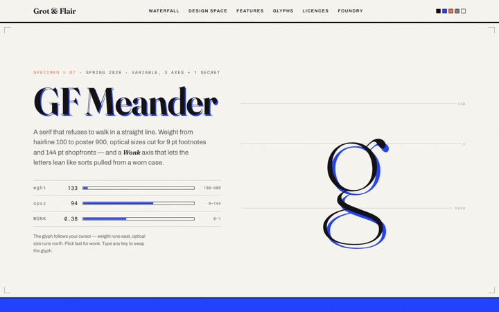 Homepage of GF Meander