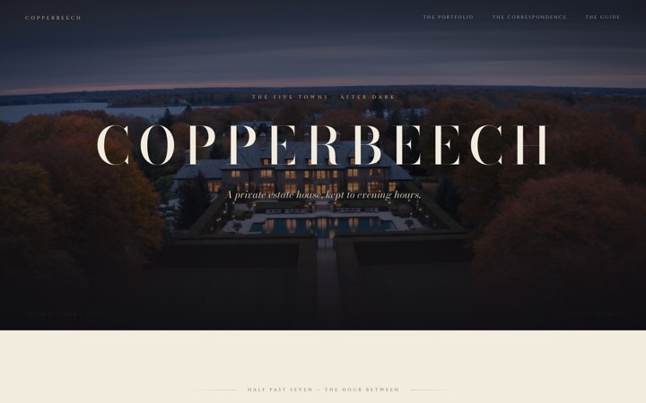 Homepage of Copperbeech