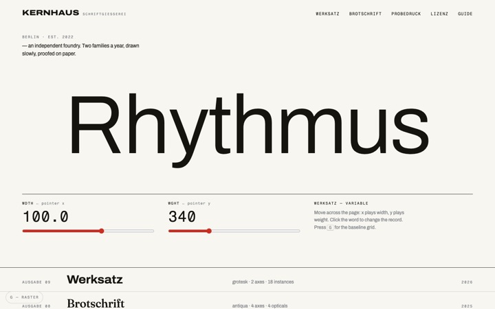 Homepage of Kernhaus