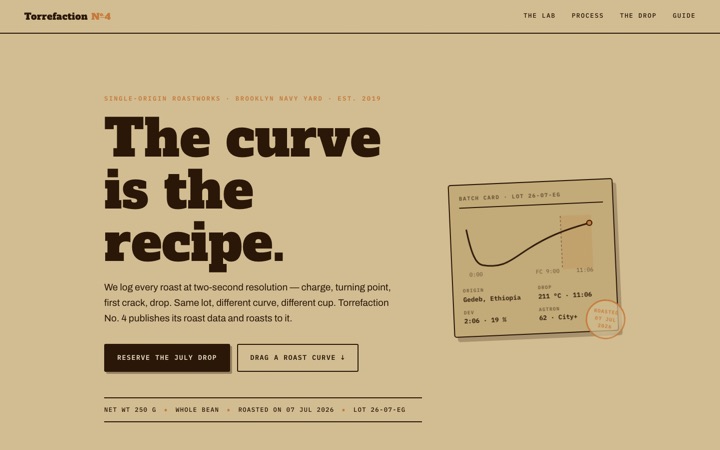 Homepage of Torrefaction No. 4