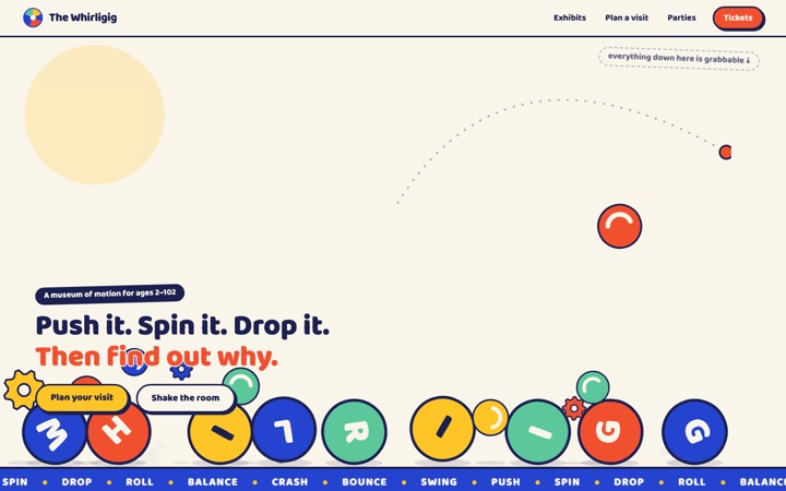 Homepage of The Whirligig